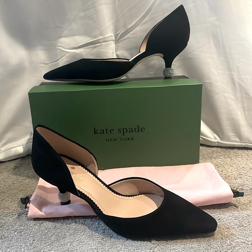 Kate Spade Delilah Pave Suede sz8